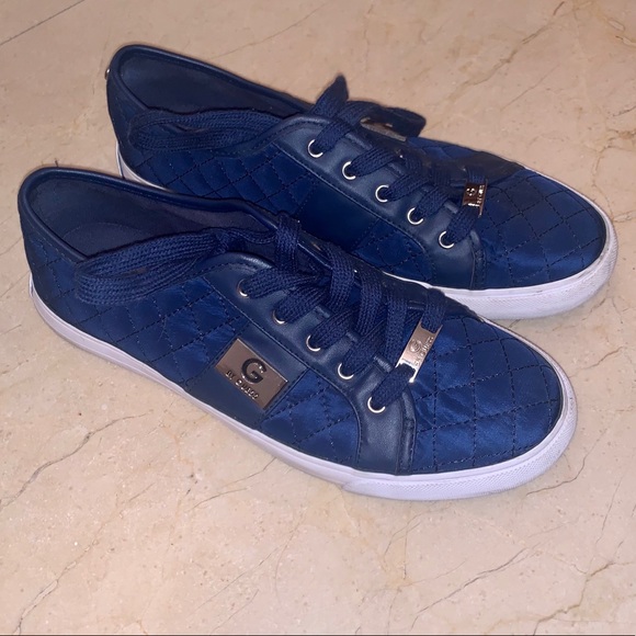 guess blue sneakers